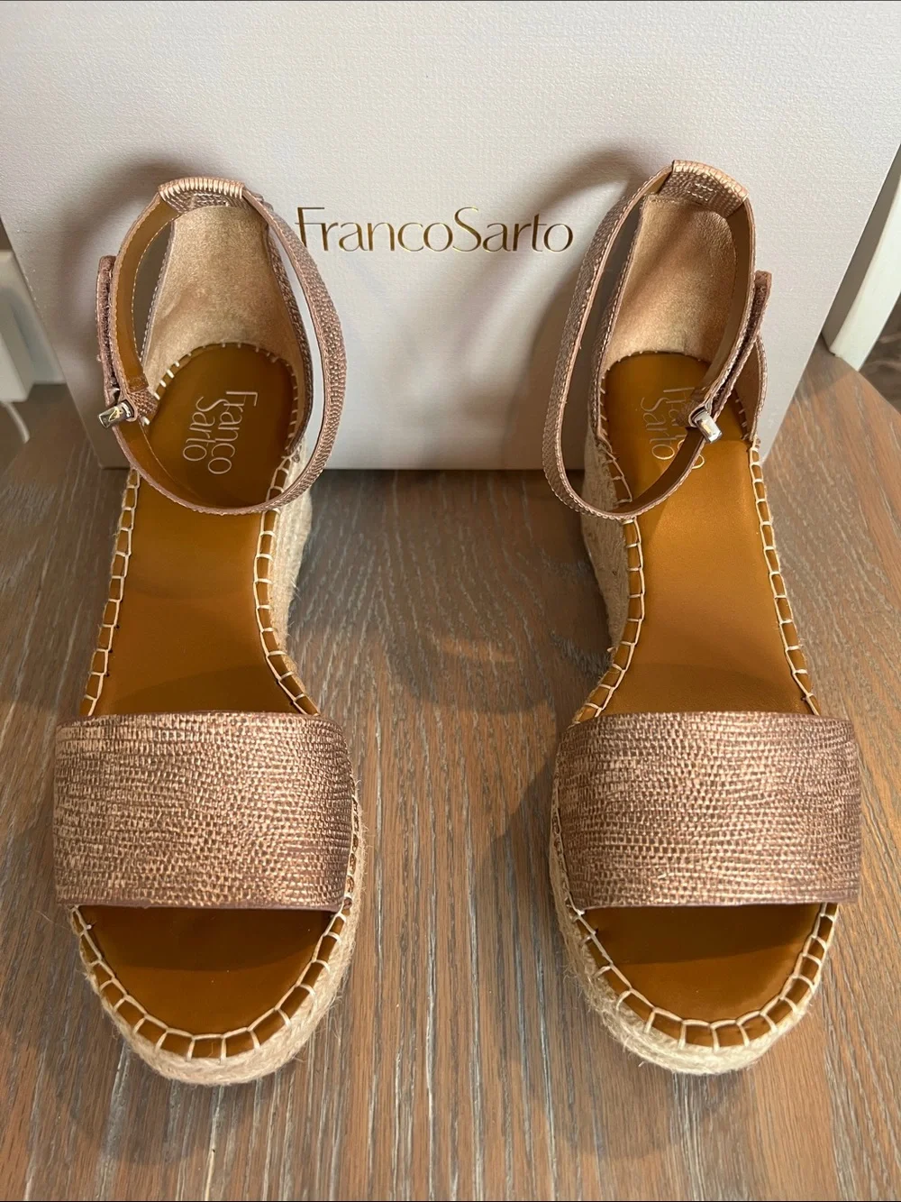 Franco Sarto shimmery copper